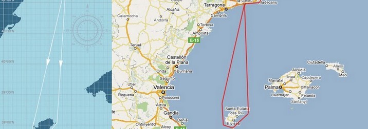 En Velero desde Sitges a Formentera