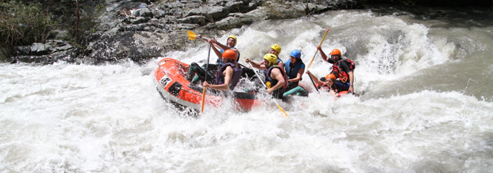 Rafting y senderismo por el Congost de Montrebei