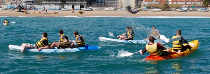 Finde de Paddle Surf y Kayak en Calella