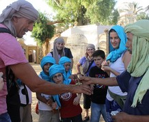 Fin de año en Túnez con los niños. Exploradores por el desierto