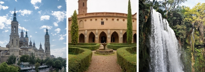 Zaragoza y Monasterio de Piedra