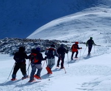 Raquetas de nieve en Ezcaray