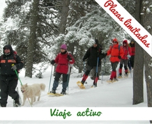 Nieve y raquetas en refugio exclusivo