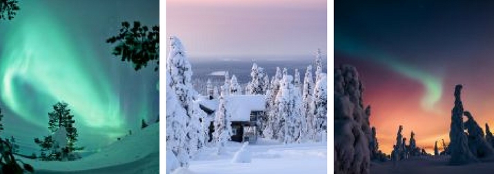 Aurore Boreali Trekking in Finlandia