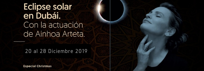 Crucero en Navidad por los Emiratos Árabes. Vive el Eclipse Solar. Actuación especial de Ainhoa Arteta