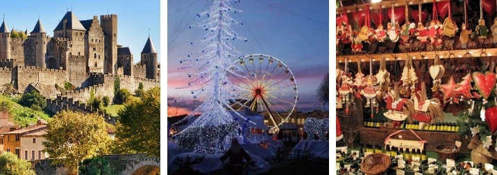 Toulouse y Carcassone. La magia de los mercados navideños