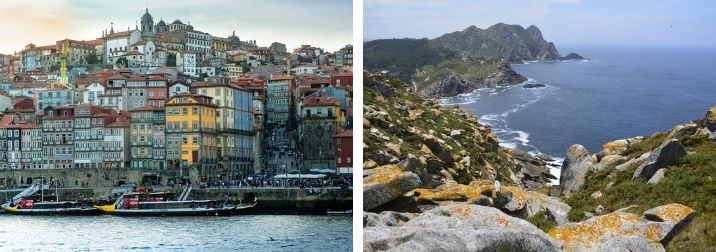 Norte de Portugal, Rias Baixas e Islas Cies