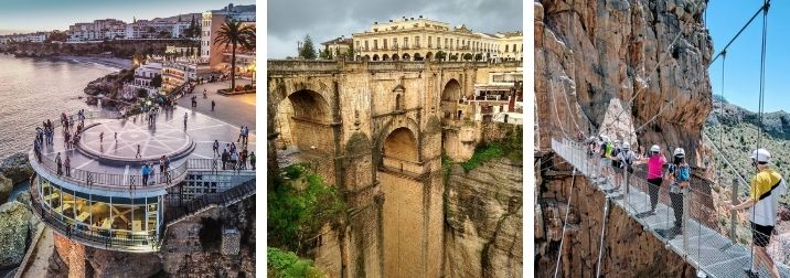 Malaga, pueblos blancos, Ronda y Caminito del Rey