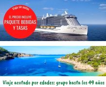 Crucero Playa y Amigos. Especial viajeros hasta 49 años