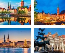 MERCADOS NAVIDEÑOS: HAMBURGO, BREMEN Y LUBECK