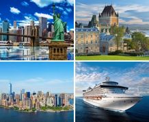 Viaje Completo con Crucero: Nueva York, Canadá y Nueva Inglaterra