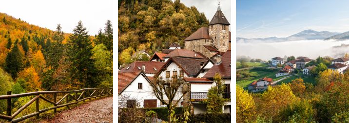 Otoño en Navarra. Valle del Baztán y Selva de Irati.