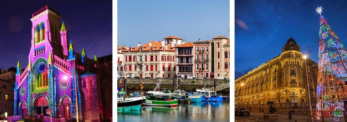 Fin de año en el Pais Vaso Francés y San Sebastián. Luces de Biarritz. PLAZAS AGOTADAS